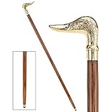 Design Toscano Mallard Duck Gentleman's Walking Stick, 36 Inch,...