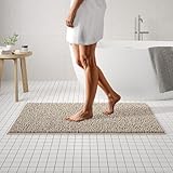 MAYSHINE Plush Shaggy Chenille Bath Mat | Extra Soft, Super...