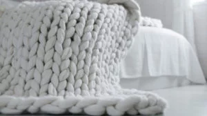 How to Knit a Blanket with Straight Needles