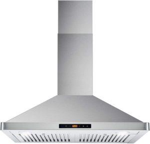 Cosmo-63175S-30-in-Ducted / Ductless Convertible - Top Rated Wall Mount Range Hood