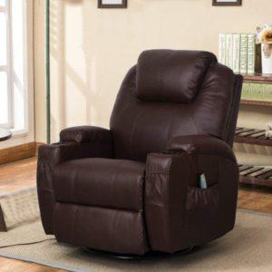 Esright PU Leather Ergonomic Lounge Electric Power Recliner for Elderly