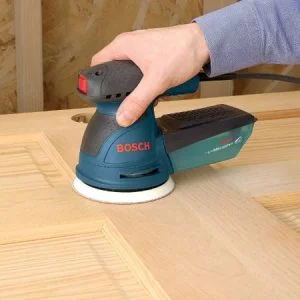 Bosch ROS20VSC Palm Sander - 2.5 Amp Corded Random Orbital Sander with Dust Collector